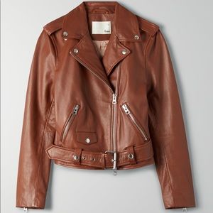 Wilfred leather jacket in size XS